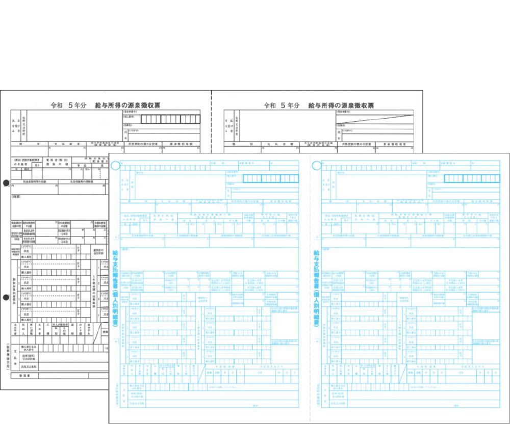 【予約商品】KY-464対応 源泉徴収票・給与支払報告書 100名セット 令和7年提出 DHKY-464-R06